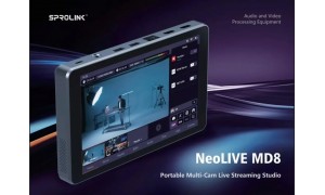 SPROLINK NeoLIVE MD8 – новый видеомикшер: профессиональный продакшн в компактном корпусе
