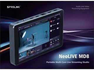 SPROLINK NeoLIVE MD8 – новый видеомикшер: профессиональный продакшн в компактном корпусе