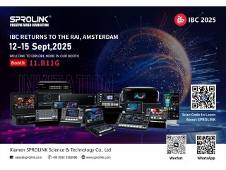 SPROLINK представила передовые решения для прямых трансляций на выставке IBC 2025